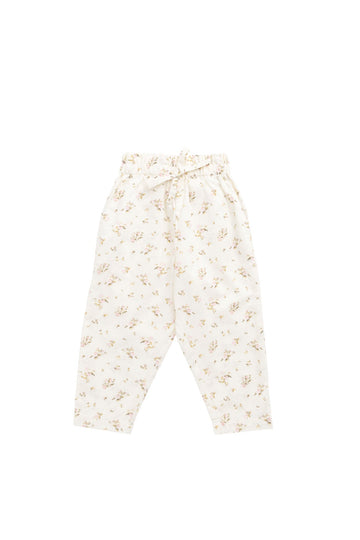 Organic Cotton Elodie Pant - Bianca Antique