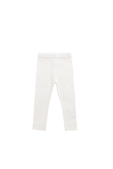 Organic Cotton Modal Everyday Legging - Icing Marle