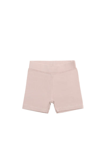 Organic Cotton Bike Short - Shell Pink