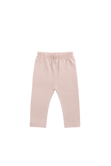 Organic Cotton Legging - Shell Pink