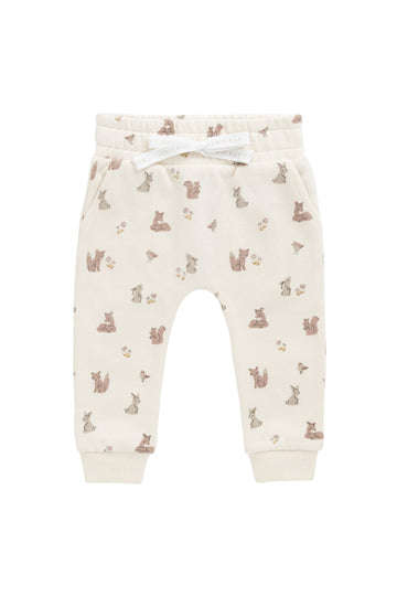 Organic Cotton Flynn Track Pant - Forest Friends