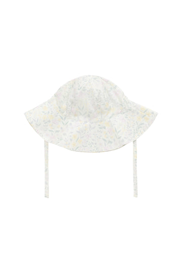 Organic Cotton Noelle Hat - Daphne Egret