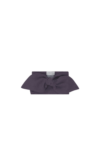 Organic Cotton Modal Lilian Headband - Shale