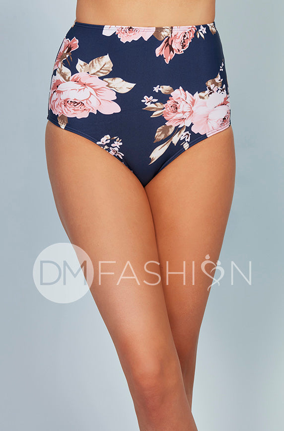 High Waist Bottom - Summer Rosettes - FINAL SALE