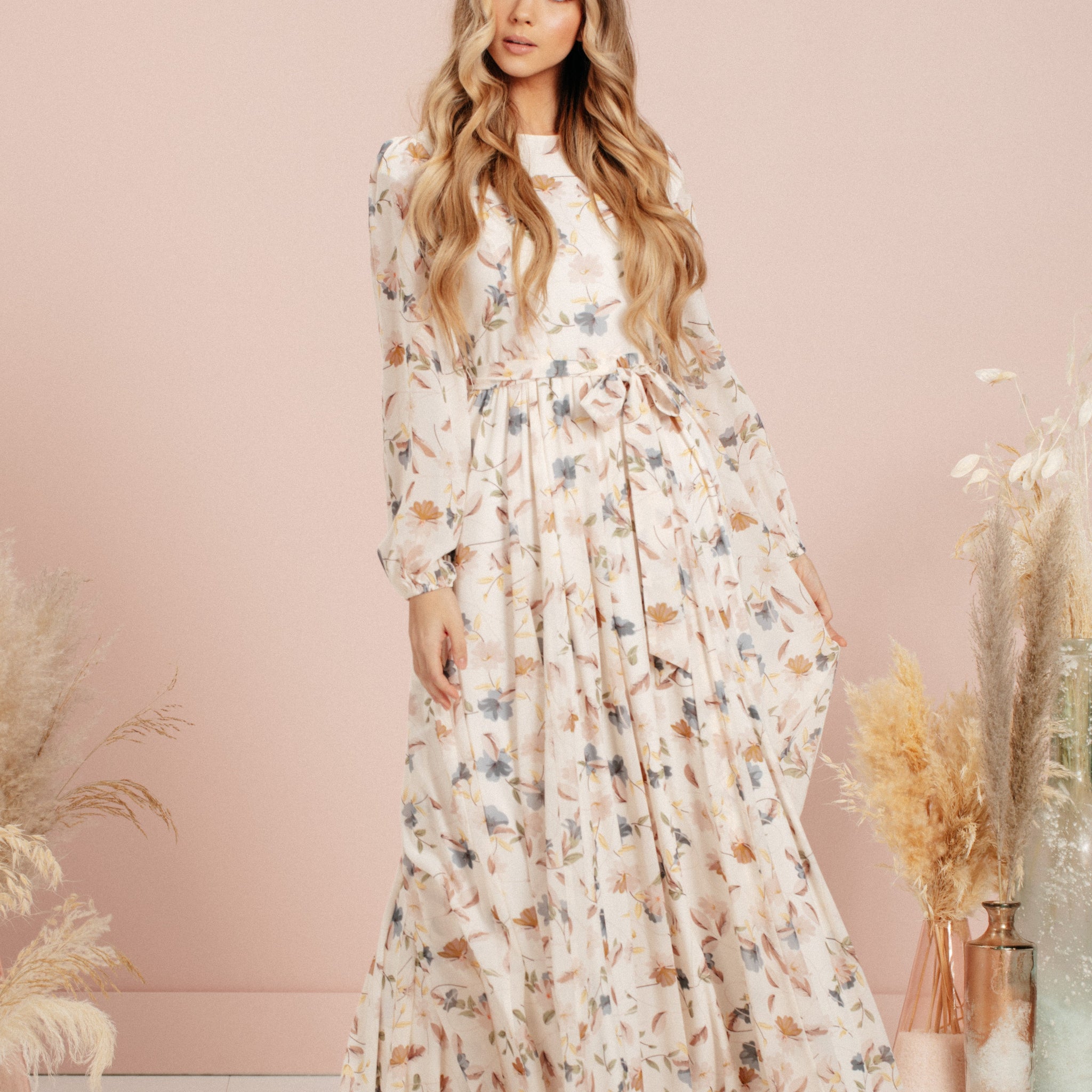 Skye Crem¨¦ Floral Maxi - DM Exclusive -Restocked