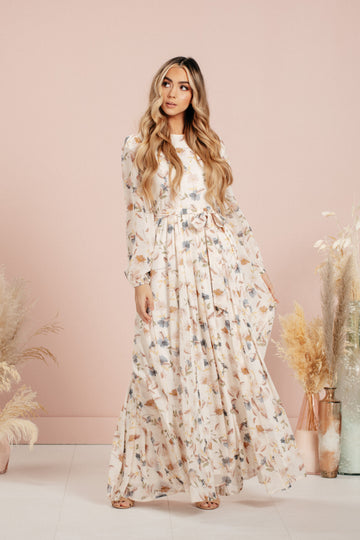 Skye Crem¨¦ Floral Maxi - DM Exclusive -Restocked