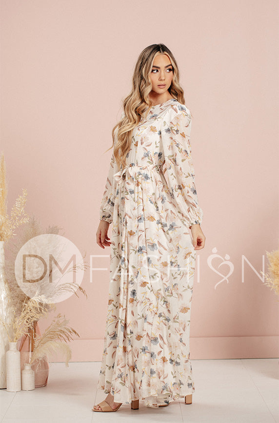 Skye Crem¨¦ Floral Maxi - DM Exclusive -Restocked