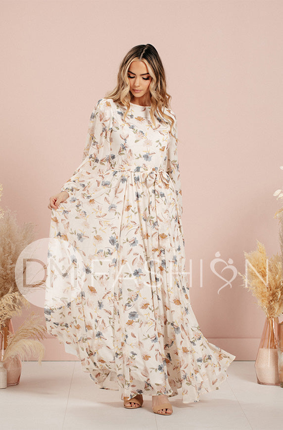 Skye Crem¨¦ Floral Maxi - DM Exclusive -Restocked