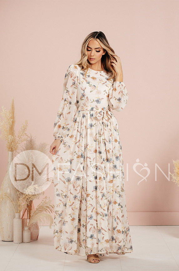 Skye Crem¨¦ Floral Maxi - DM Exclusive -Restocked