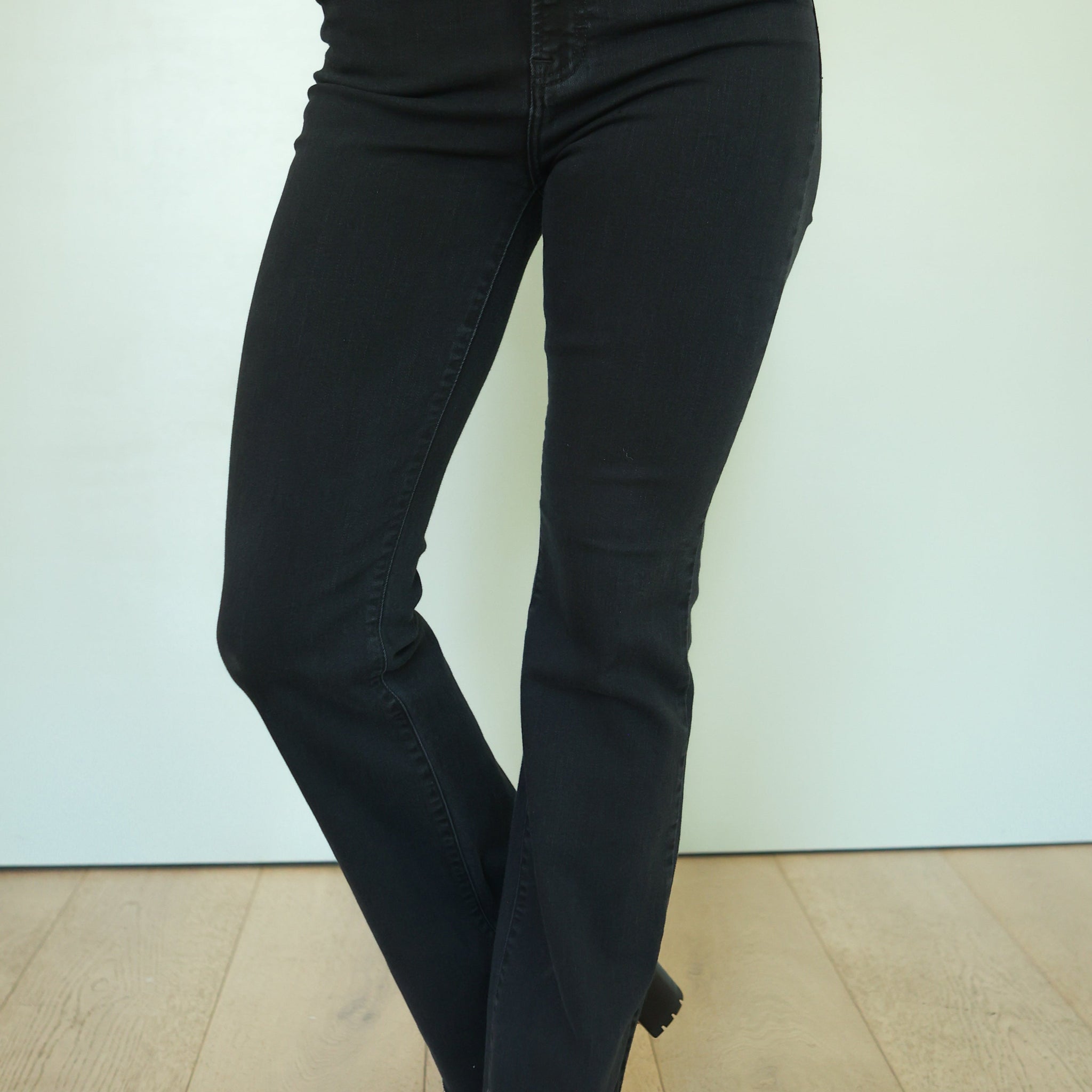 Retro Black Denim Jeans