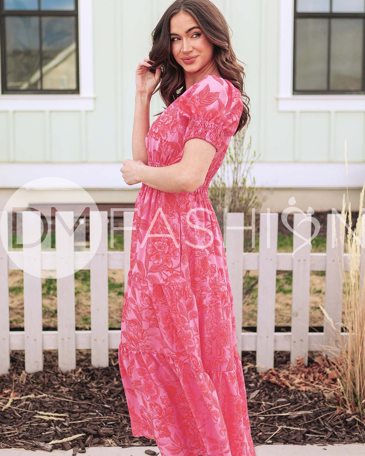 Faith Paradise Pink Dress - DM Exclusive - Maternity Friendly - Nursing Friendly