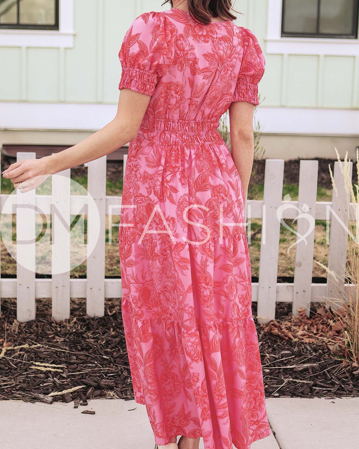 Faith Paradise Pink Dress - DM Exclusive - Maternity Friendly - Nursing Friendly