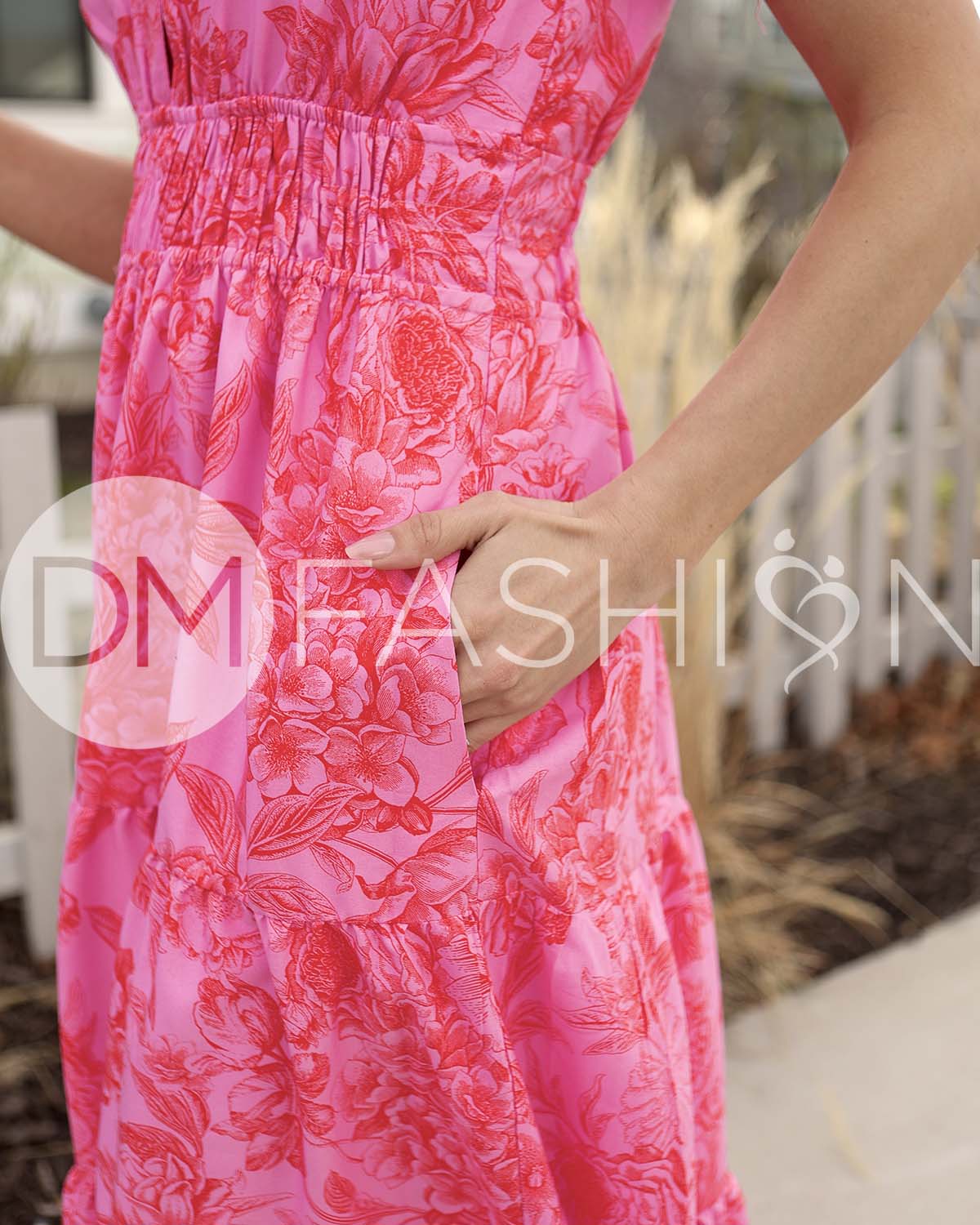 Faith Paradise Pink Dress - DM Exclusive - Maternity Friendly - Nursing Friendly