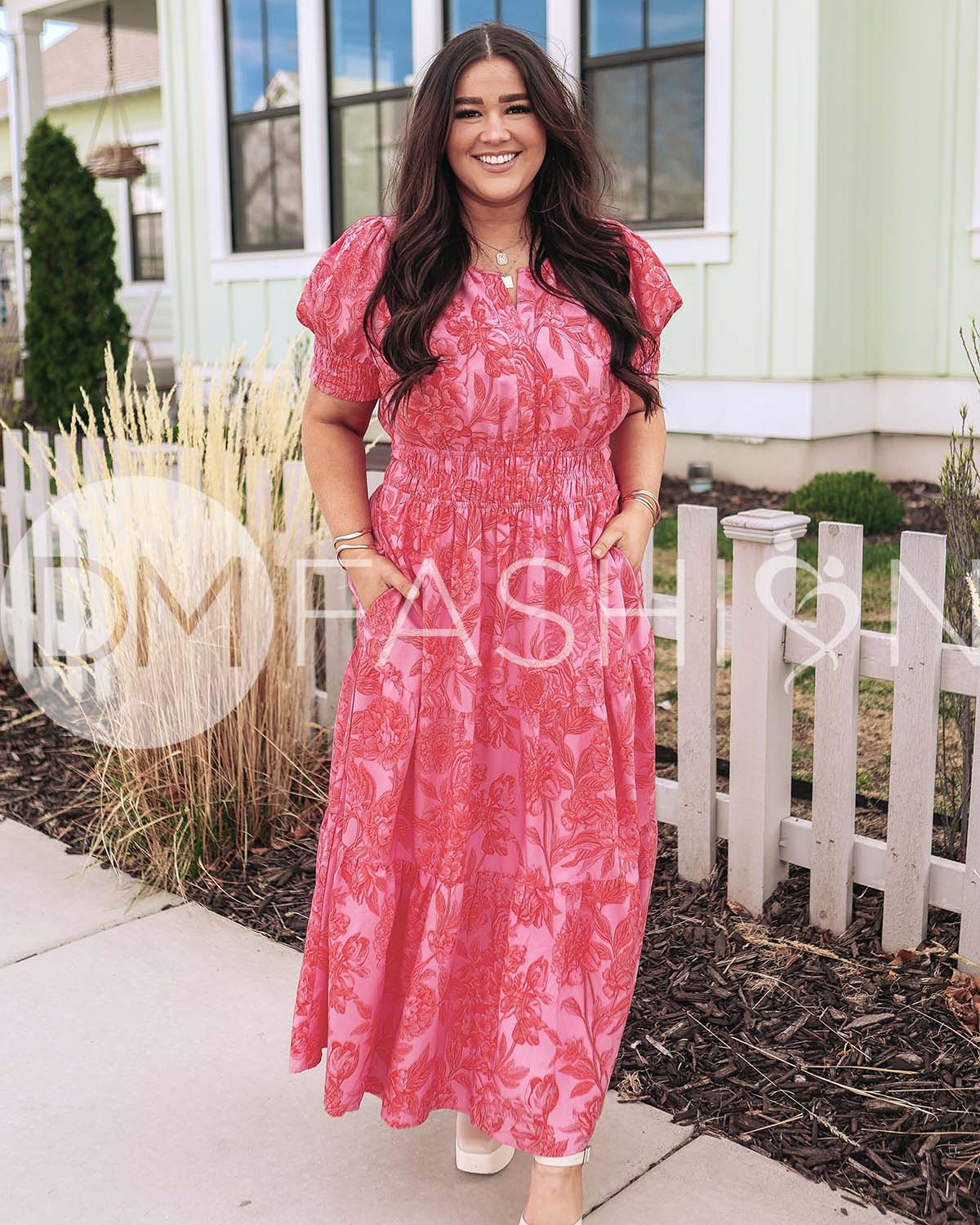 Faith Paradise Pink Dress - DM Exclusive - Maternity Friendly - Nursing Friendly