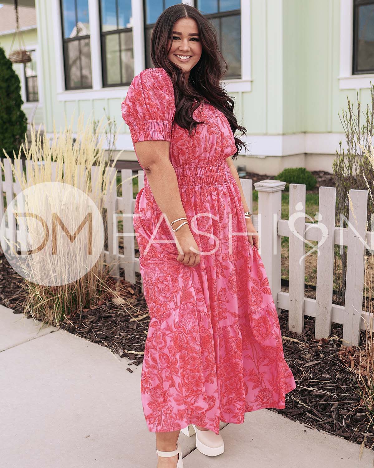 Faith Paradise Pink Dress - DM Exclusive - Maternity Friendly - Nursing Friendly