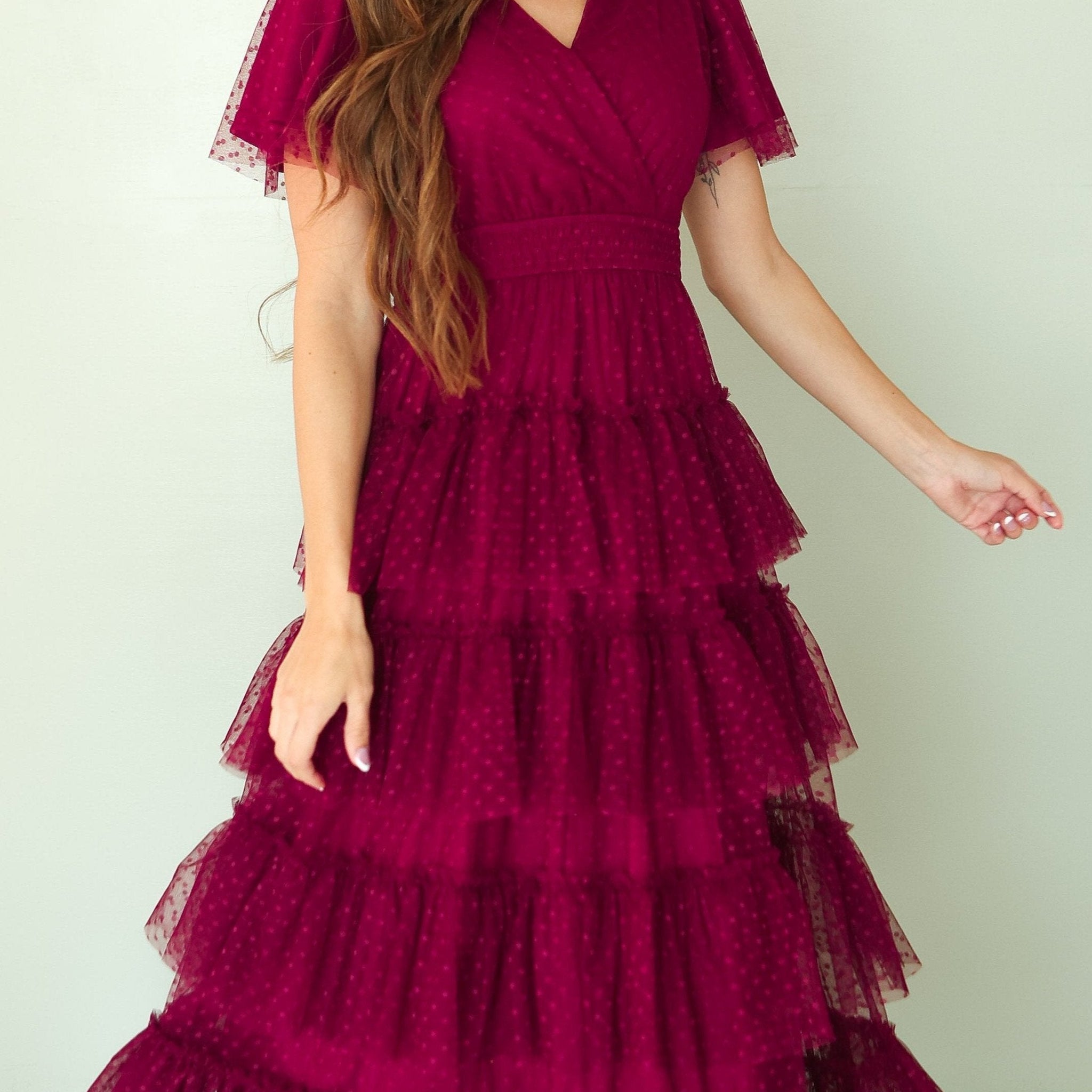 Scarlett Plum Maxi Dress