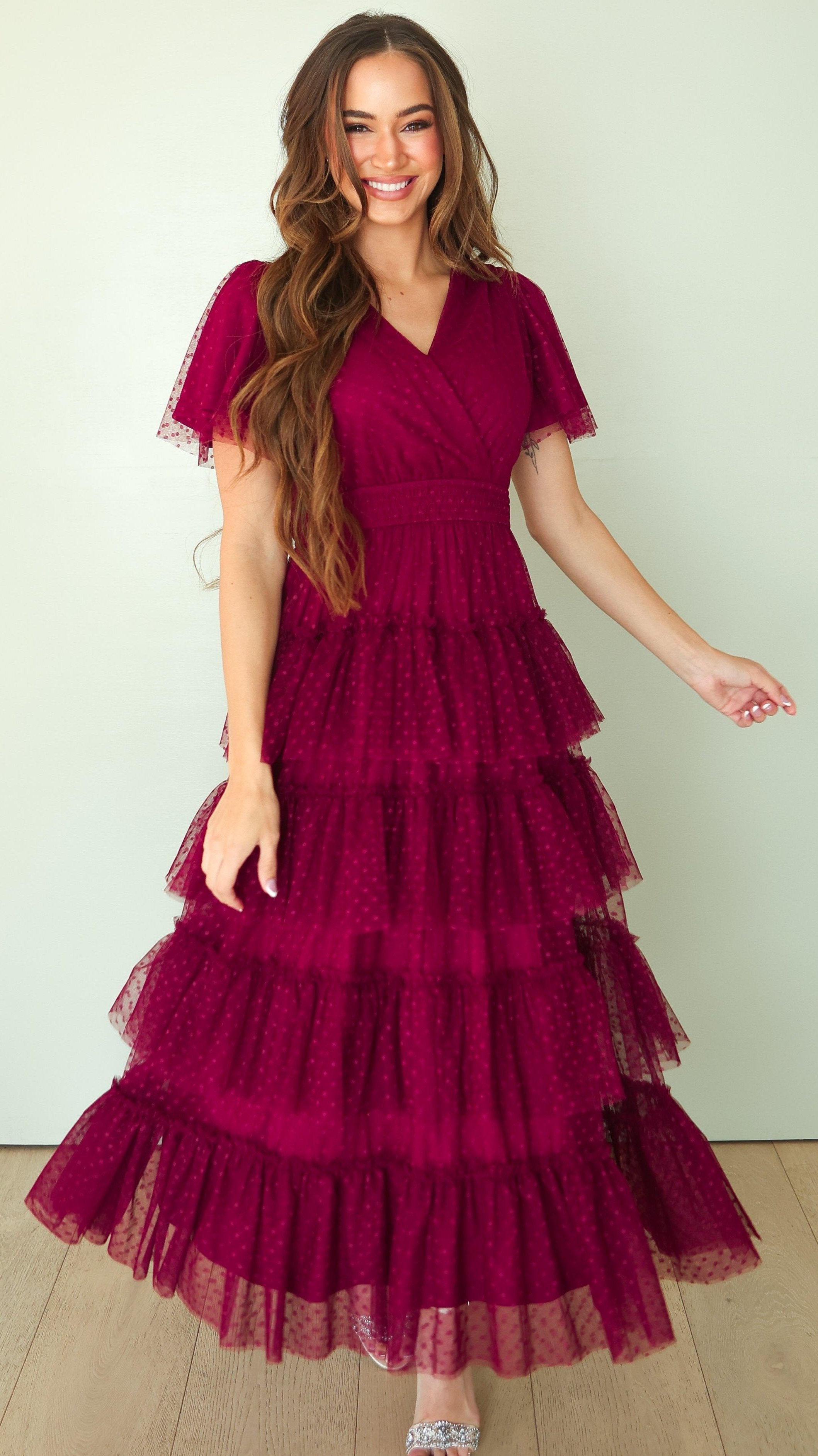 Scarlett Plum Maxi Dress