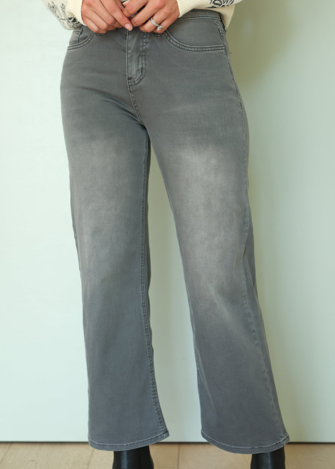 Casual Time Grey Jeans - FINAL SALE