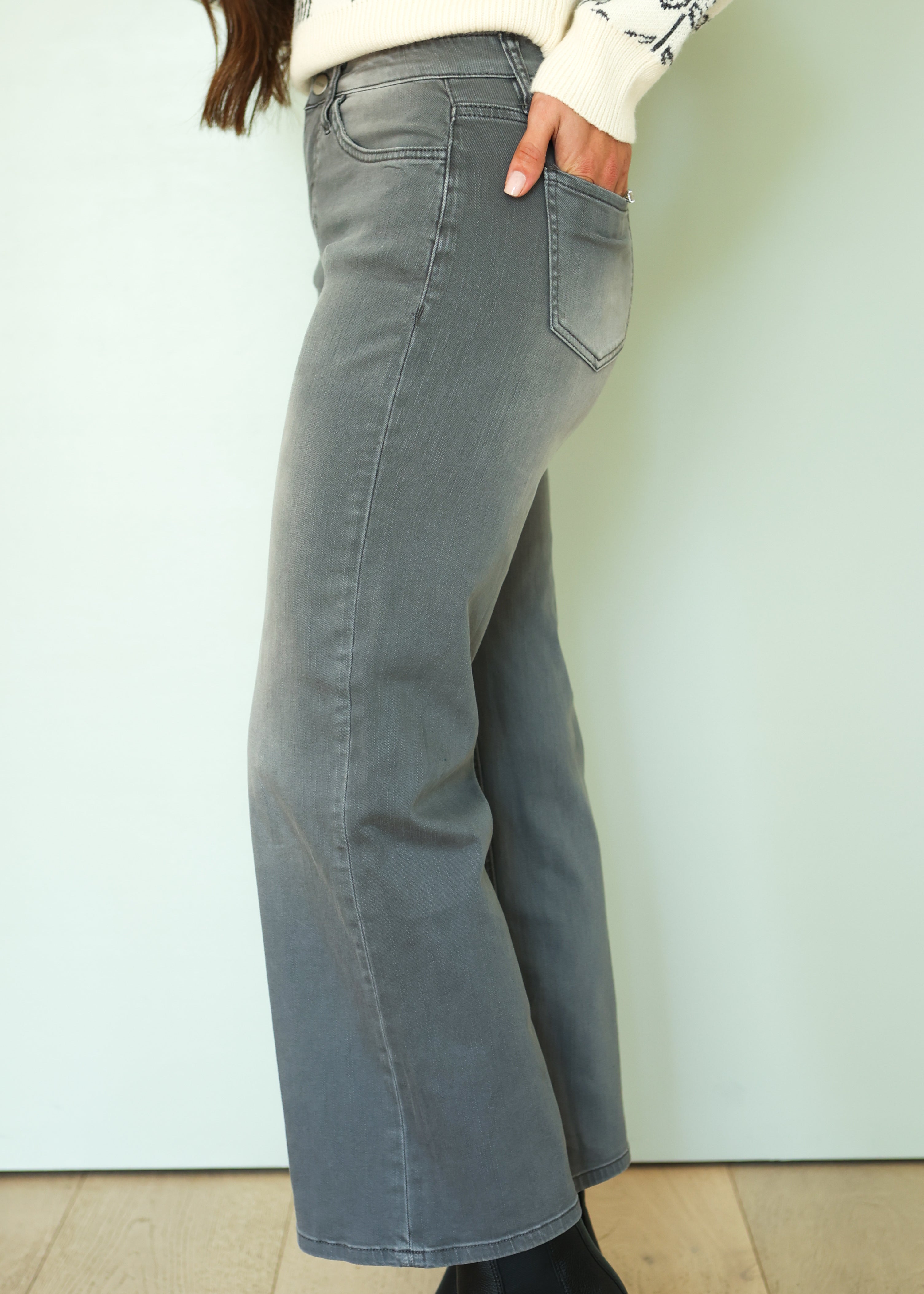 Casual Time Grey Jeans - FINAL SALE