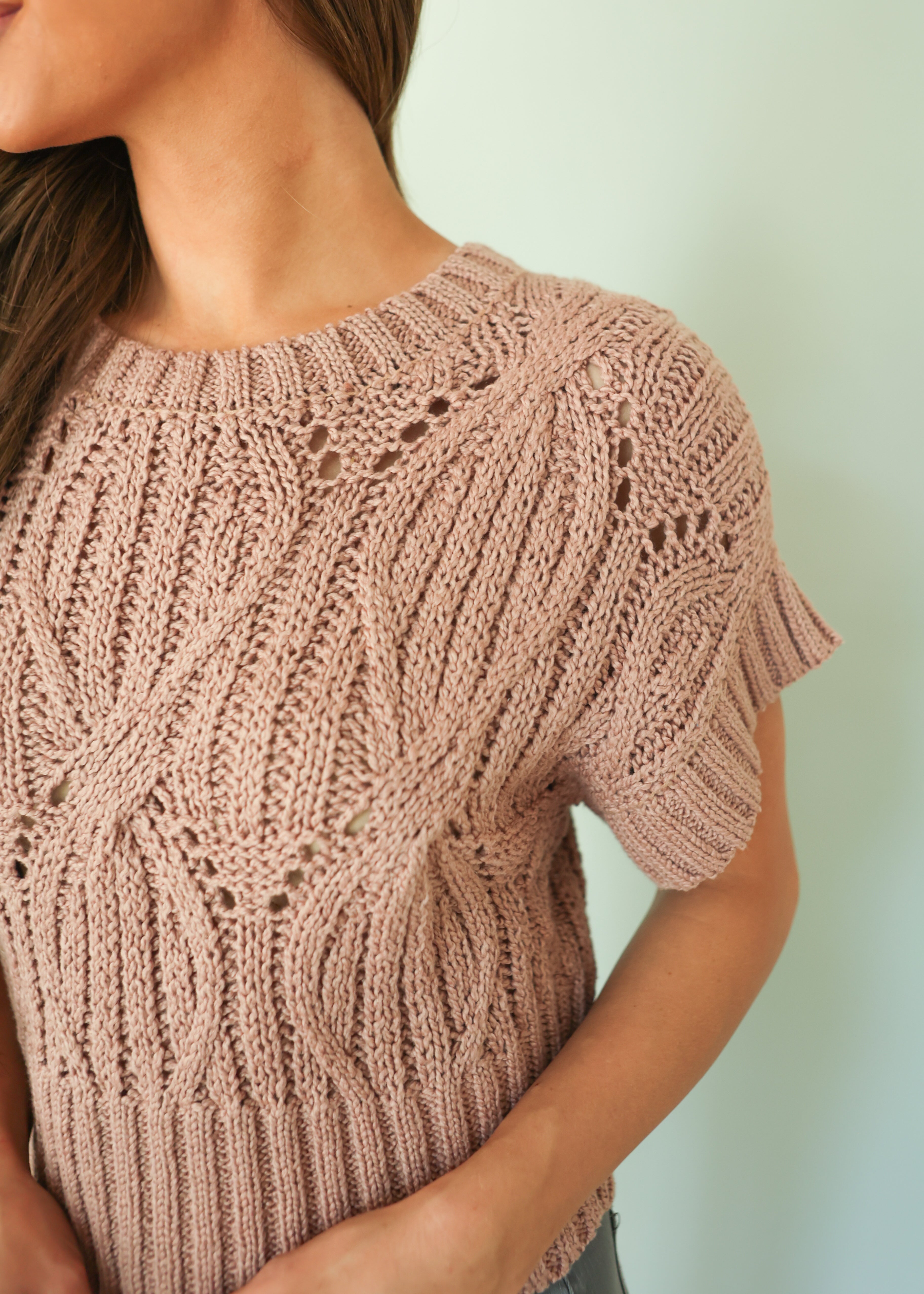 On the Bright Side Brown Knit Sweater - FINAL FEW