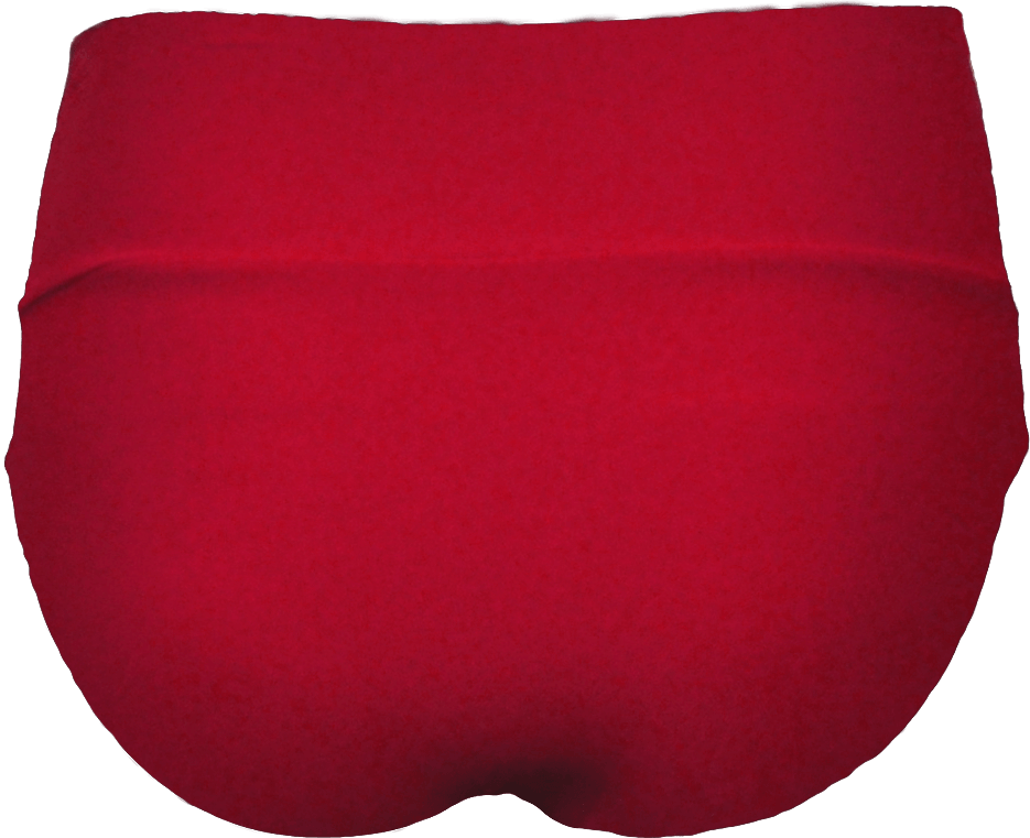 Banded Midrise Bottom - Red