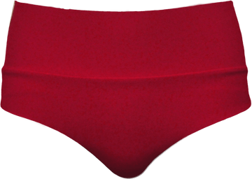 Banded Midrise Bottom - Red