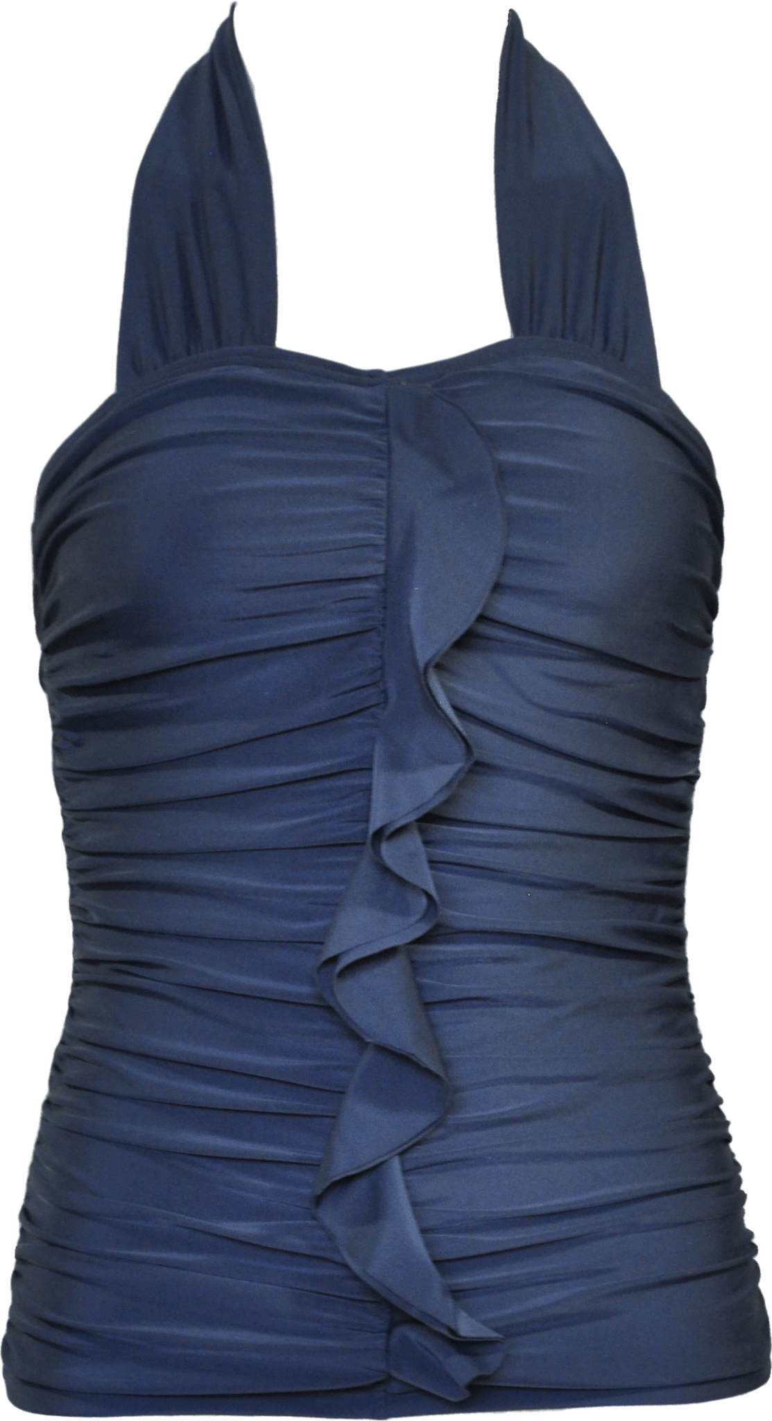 Flounce Halter Top - Black - FINAL SALE - LOW STOCK