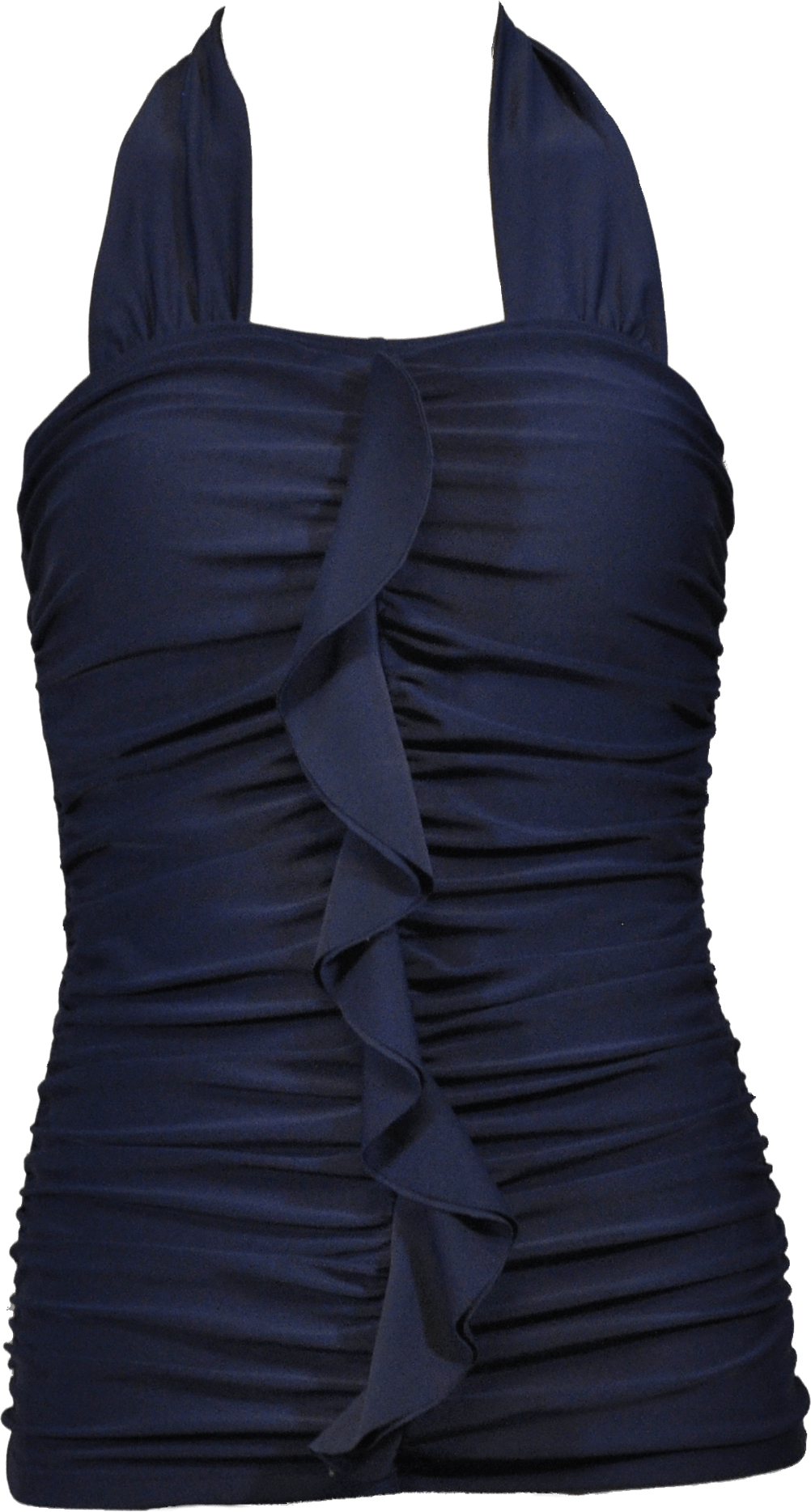 Flounce Halter Top - Nautical Blue - FINAL SALE - LOW STOCK