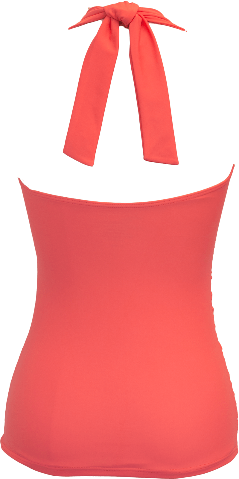 Flounce Halter Top - Sunrise Coral - FINAL SALE - LOW STOCK