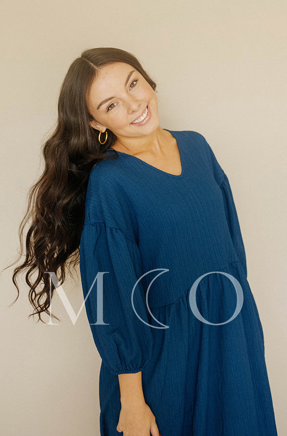 Scarlett Midnight Blue Dress - MCO - FINAL SALE