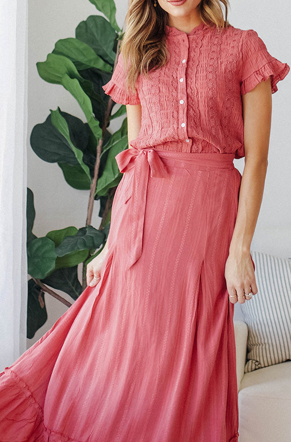 Palm Springs  Lace Blouse - Nursing Friendly - FINAL SALE