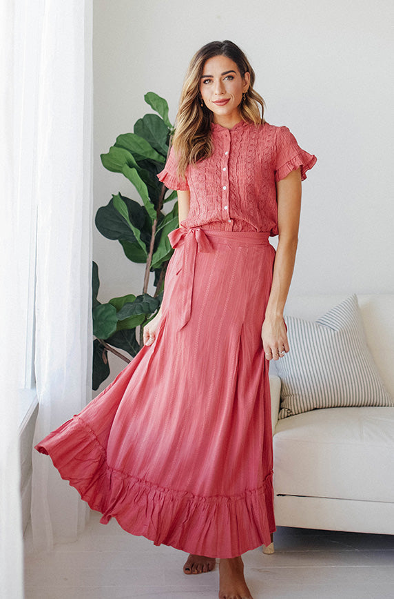 Palm Springs  Lace Blouse - Nursing Friendly - FINAL SALE