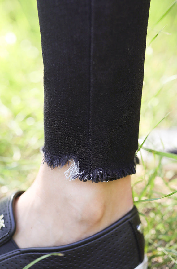 Casey Black High Rise Skinny Jean - FINAL SALE