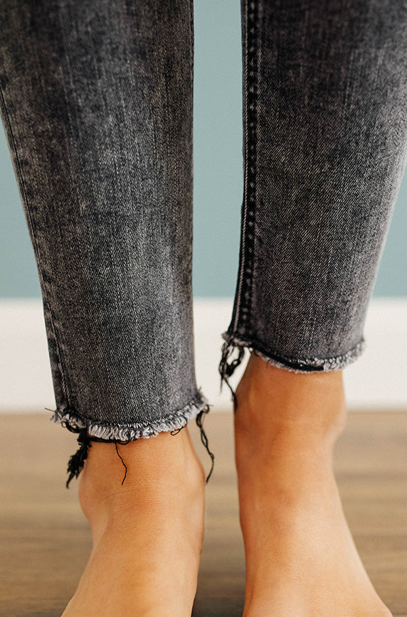 Ride Or Die Dark Gray Jeans - FINAL SALE - FINAL FEW