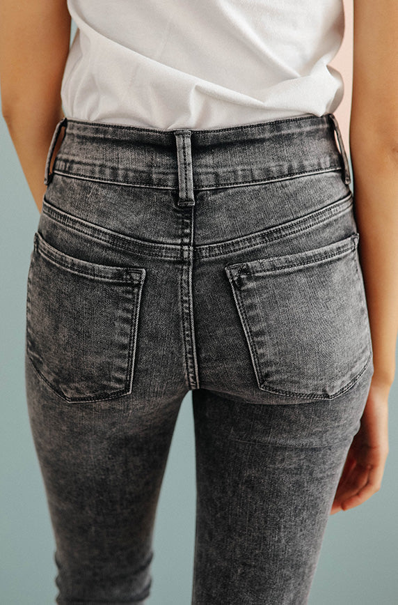 Ride Or Die Dark Gray Jeans - FINAL SALE - FINAL FEW