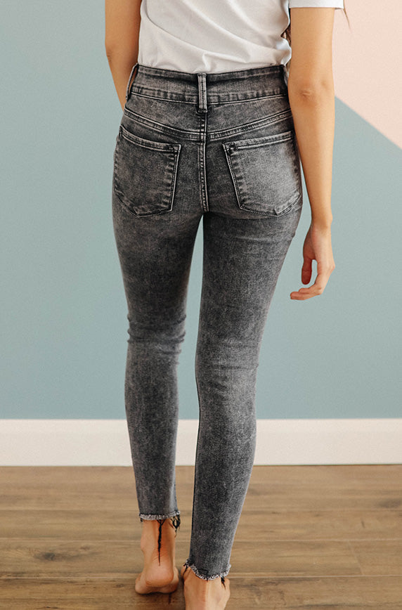 Ride Or Die Dark Gray Jeans - FINAL SALE - FINAL FEW