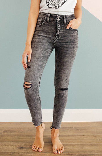 Ride Or Die Dark Gray Jeans - FINAL SALE - FINAL FEW