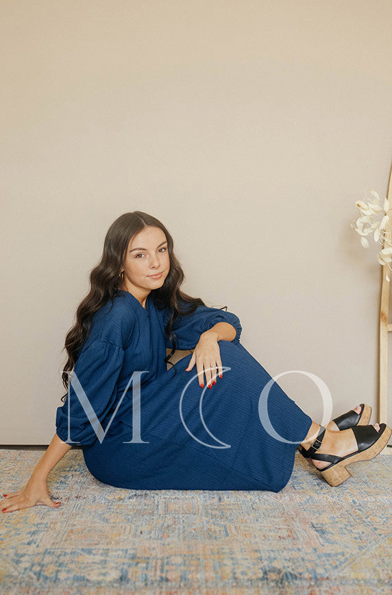 Scarlett Midnight Blue Dress - MCO - FINAL SALE