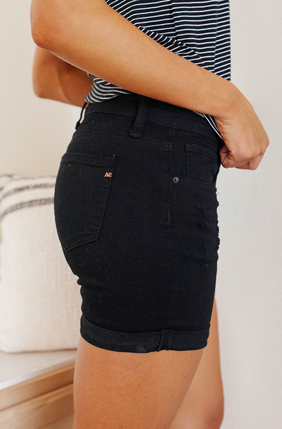 Free Fallin' Black Shorts - FINAL SALE