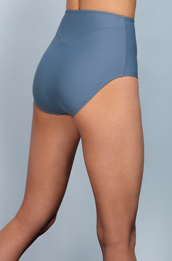 High Waist Bottom - Ash Blue