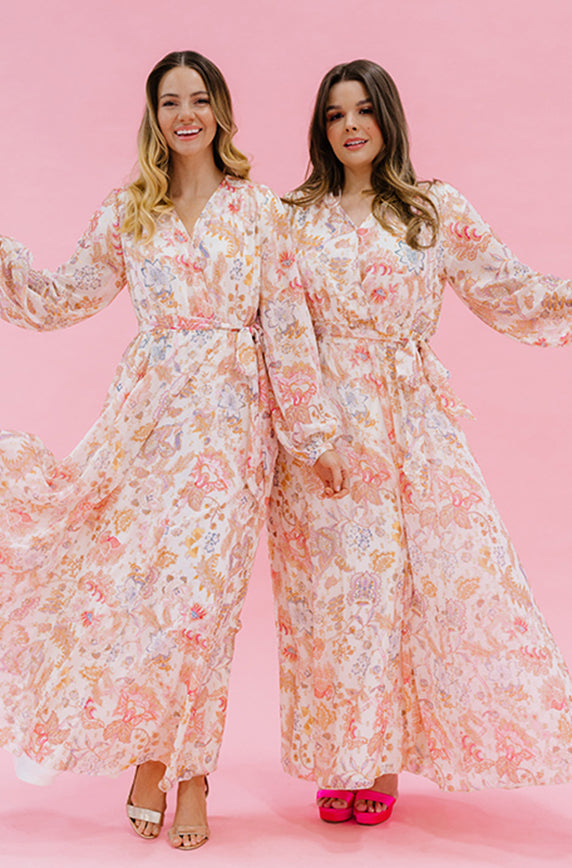 Chanel Cr¨¦me D¨¦cor Floral Maxi - DM Exclusive - Nursing Friendly - Maternity Friendly - FINAL SALE