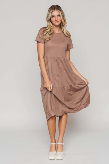 Kelsey Cedar Wood Dress - MCO - Maternity Friendly