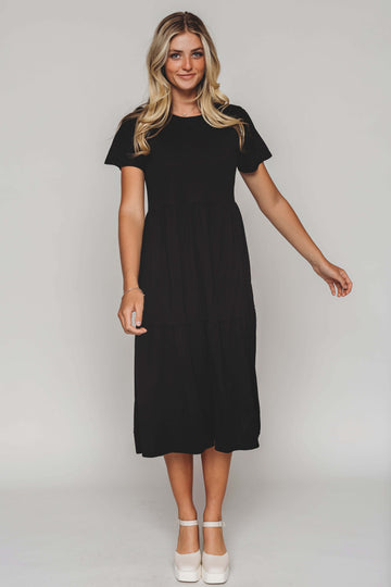 Kelsey Black Dress - MCO - Maternity Friendly