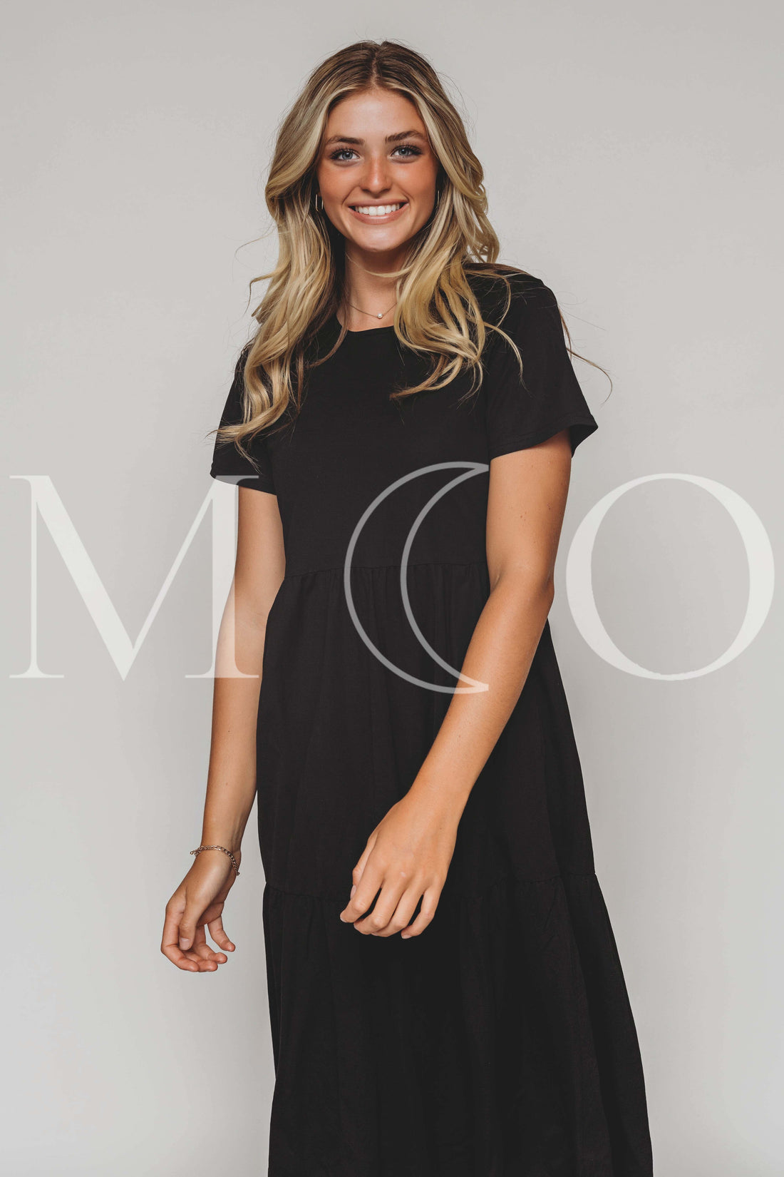 Kelsey Black Dress - MCO - Maternity Friendly