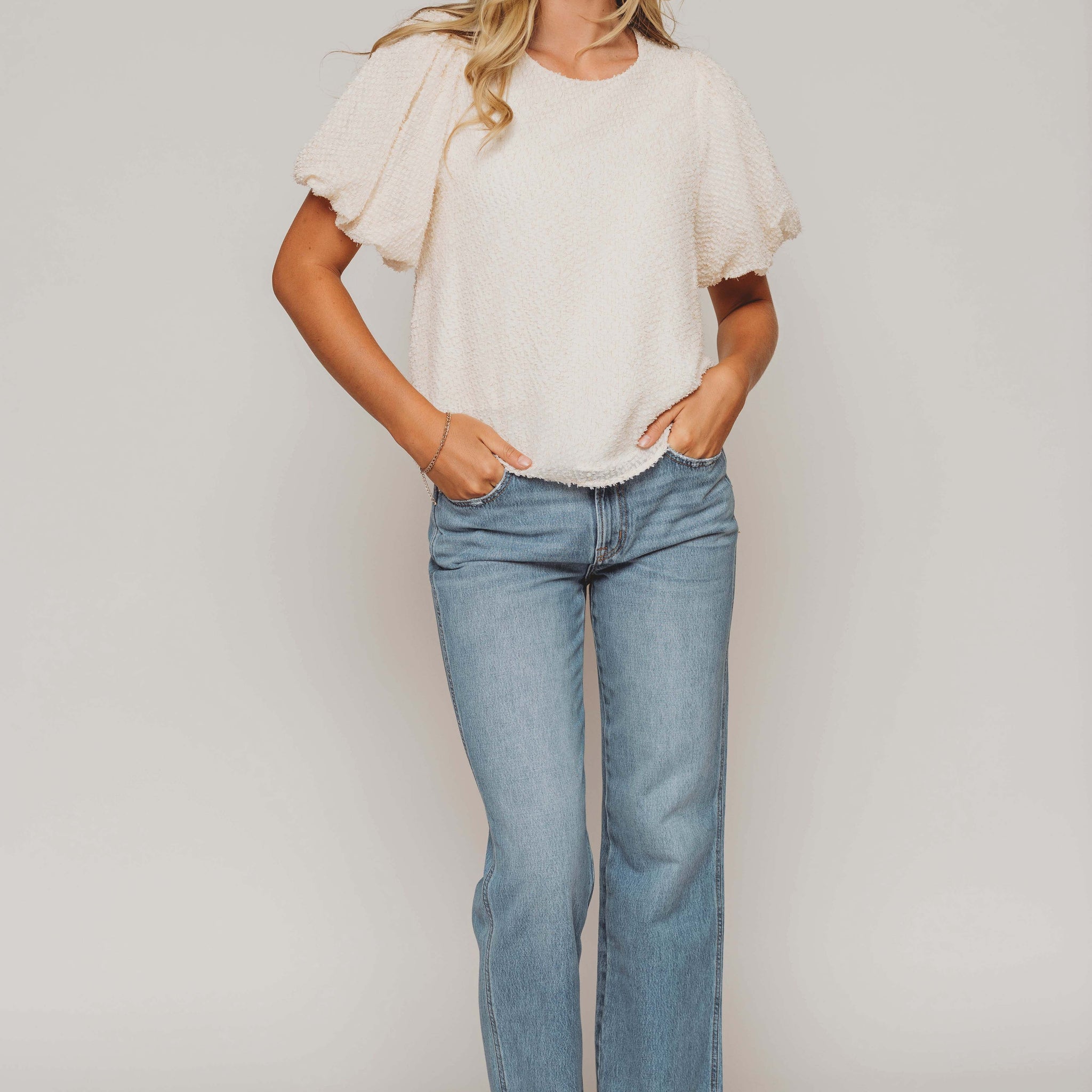 A Little Love Ivory Top - DM Exclusive - Restocked