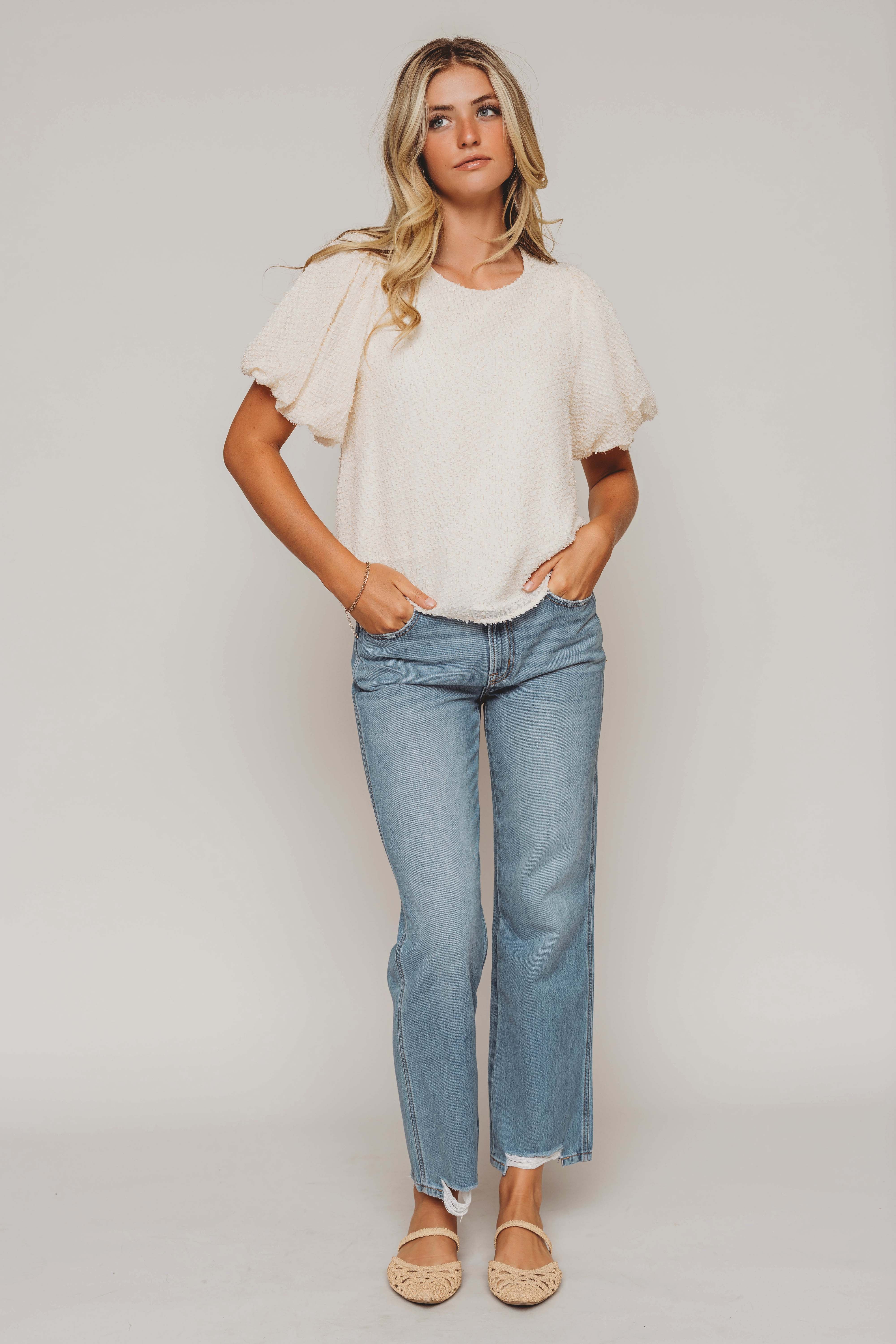 A Little Love Ivory Top - DM Exclusive - Restocked