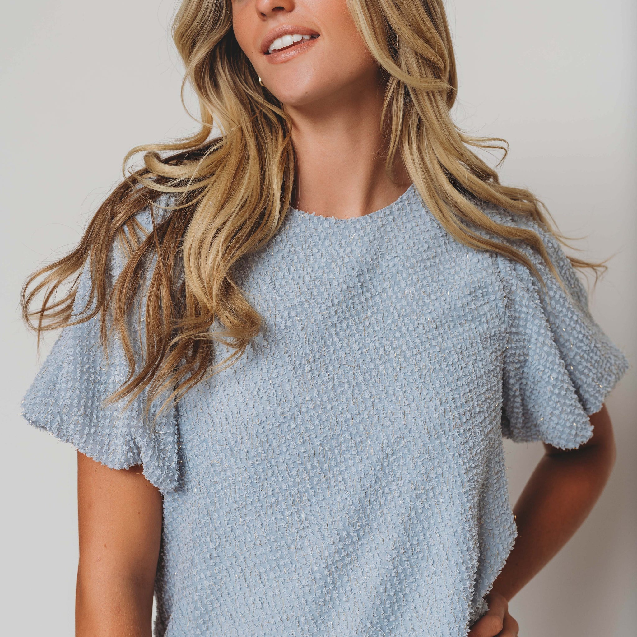 A Little Love Blue Top - DM Exclusive