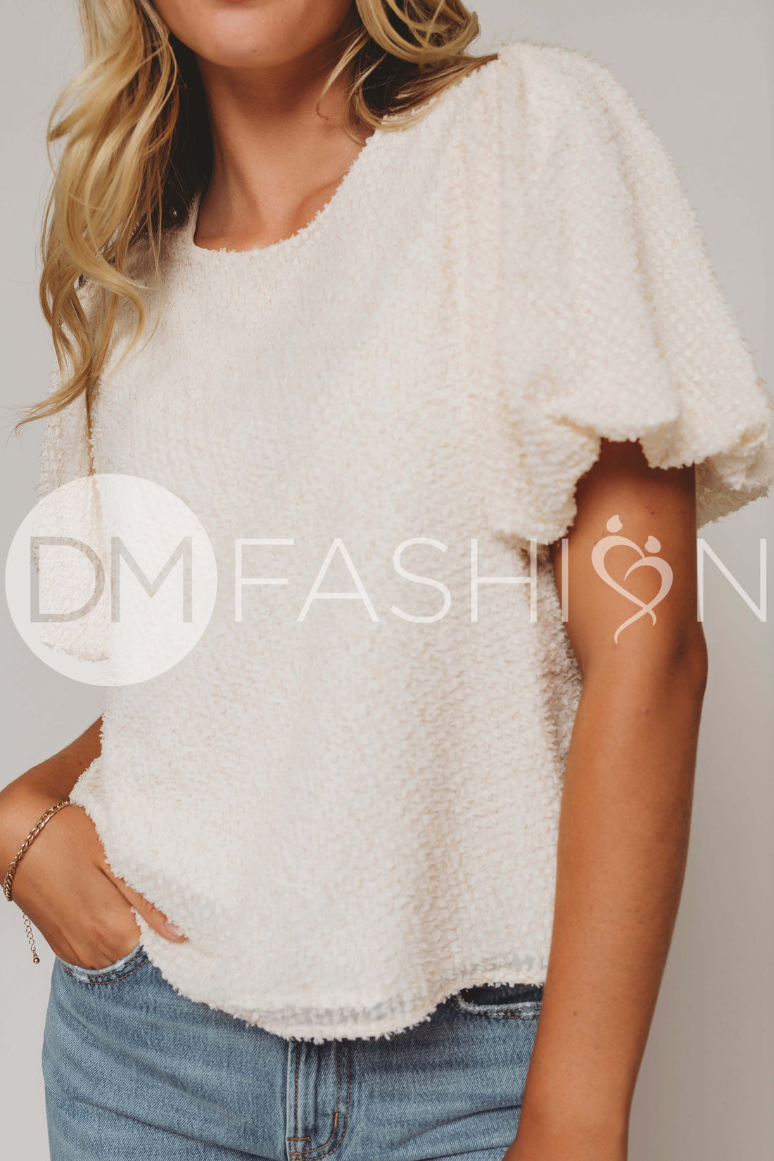 A Little Love Ivory Top - DM Exclusive - Restocked