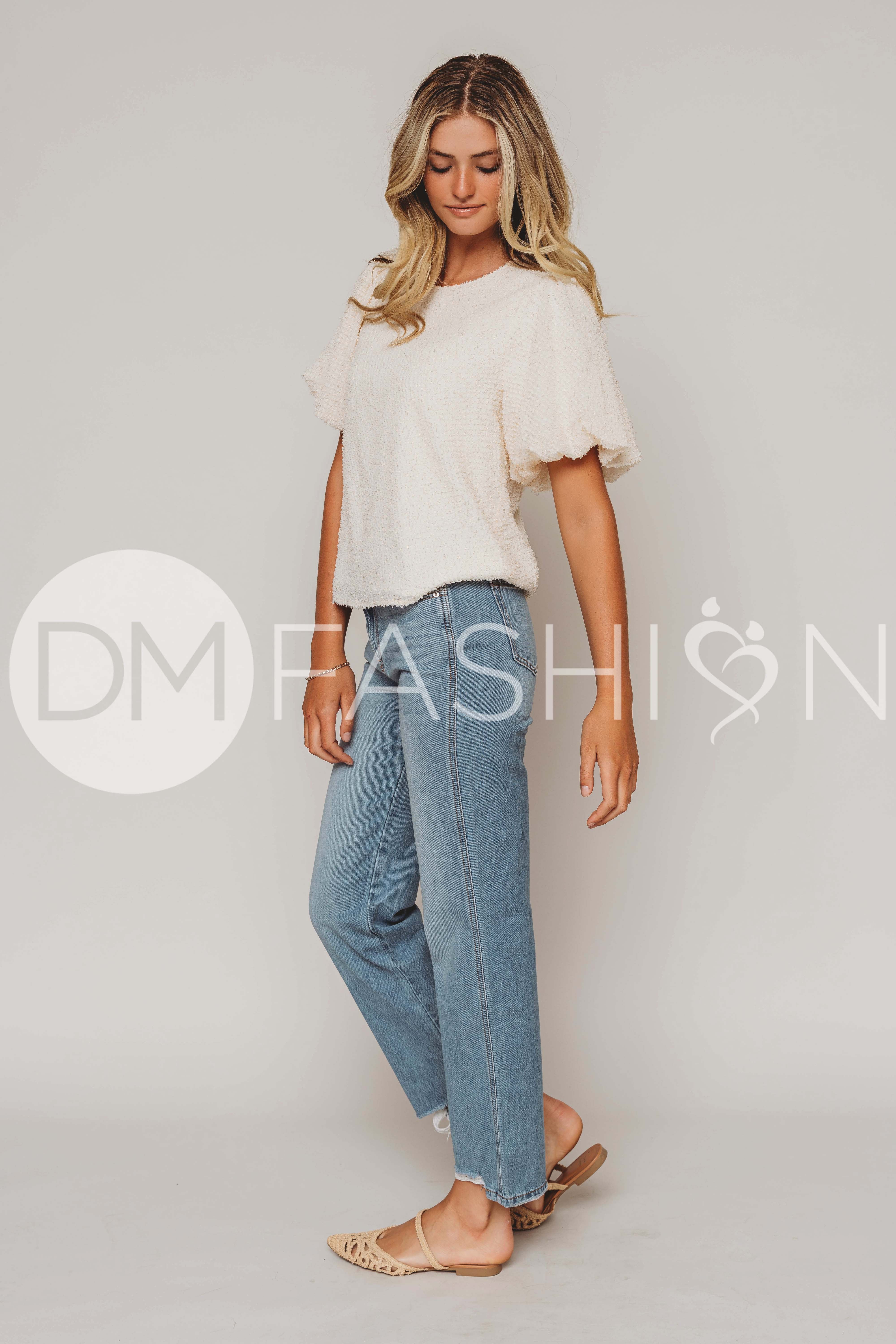 A Little Love Ivory Top - DM Exclusive - Restocked