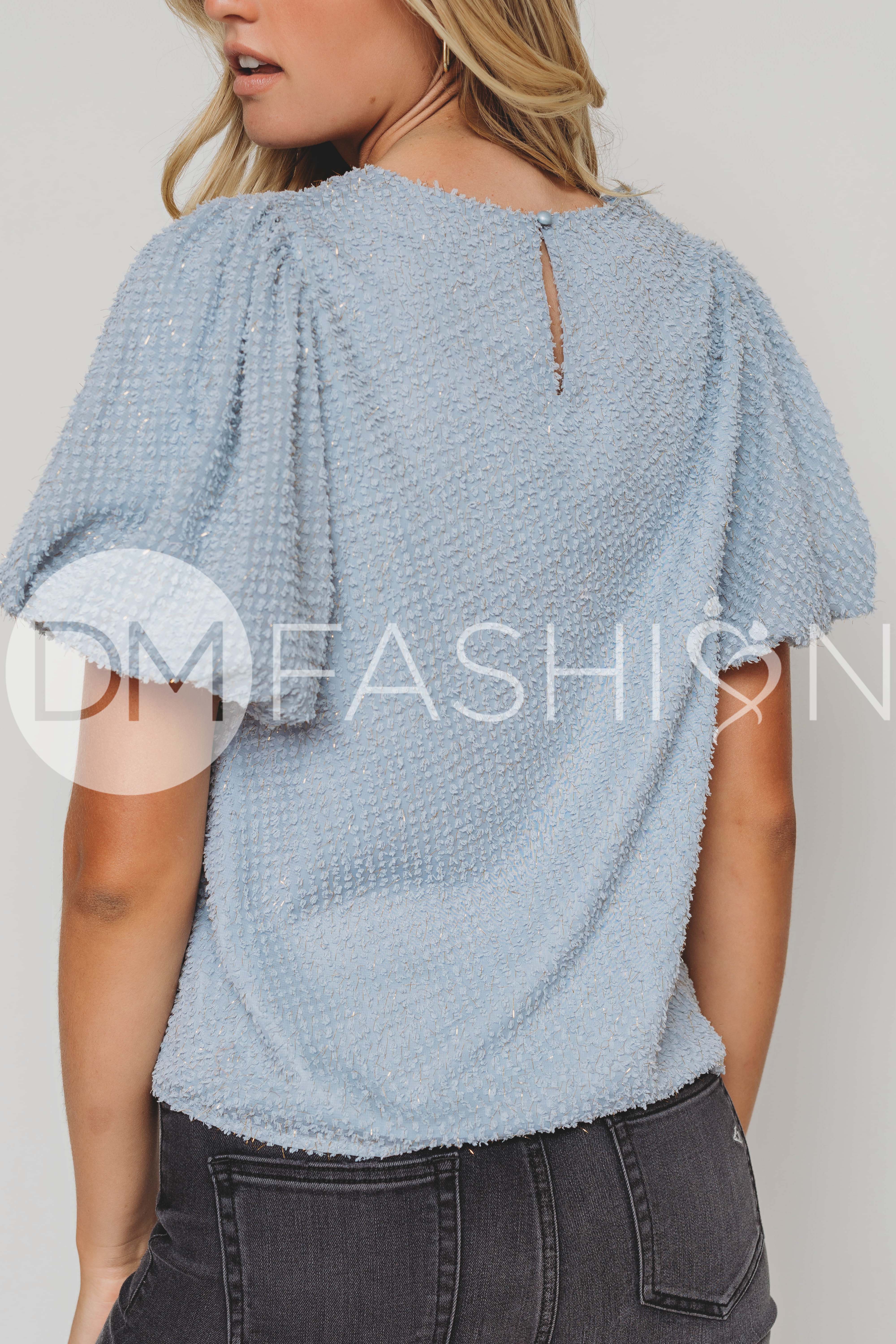 A Little Love Blue Top - DM Exclusive